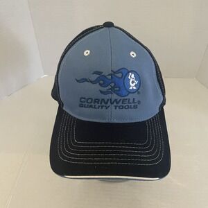 Cornwell Quality Tools Hat Luna Pier Strap Back‎ Baseball Cap Blue Black White